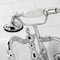 Kingston Brass CA1012T1 3-3/8" Tub Wall Mount Clawfoot Tub Faucet with Hand Shower, Polished Chrome CA1012T1 - alternate 3